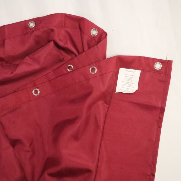 Biscayne Bay Burgundy Shower Curtain NEW - Picture 1 of 7